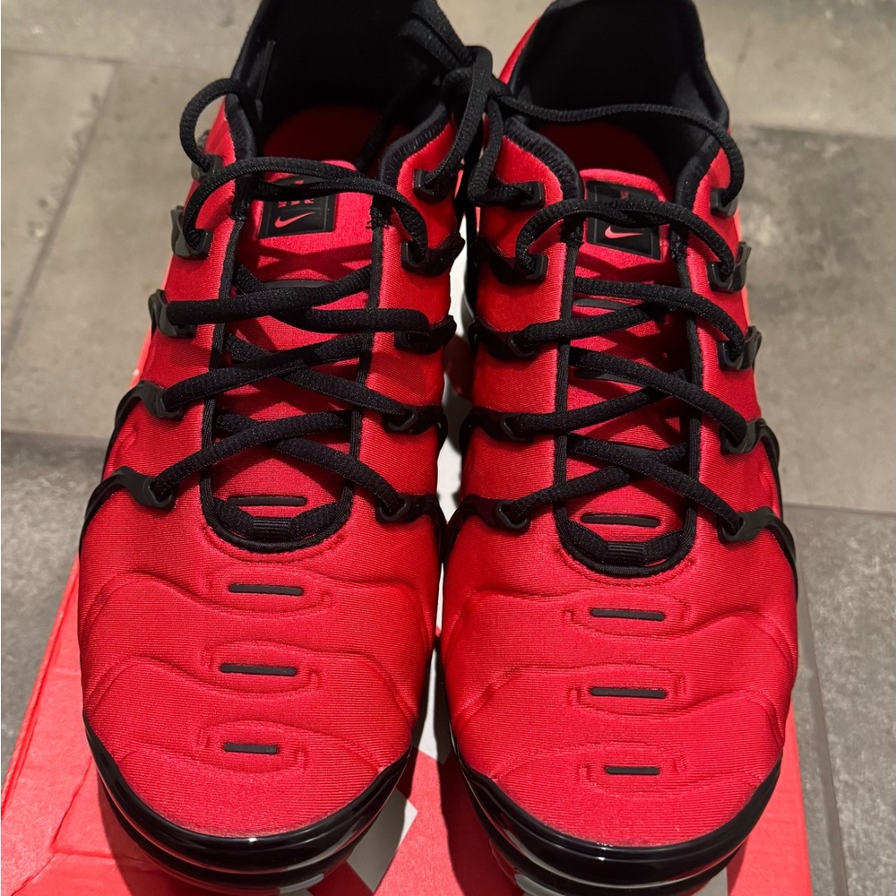 Nike Red and Black Athletic Shoes